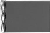 Albumy fotograficzne - goldbuch Goldbuch album spiralny z wycięciem na zdjęcie, Bella Vista, cm, 40 czarnych stron, len, Coffee Bronze,, 24x17 cm - miniaturka - grafika 1