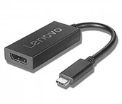 Adaptery i przejściówki - Lenovo 4X90Q93303 USB-C to DisplayPort Adapter, Black 4X90Q93303 - miniaturka - grafika 1