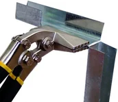 Kombinerki i obcęgi - Chle-mar Zaginarka ręczna do blachy wygięta - miniaturka - grafika 1