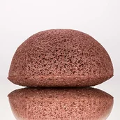 Rękawice i gąbki do kąpieli - Kongy kongy konjac gąbką z czerwoną dźwięku ziemia do suchych i delikatne skóry  oryginalny produkt  twarzy i ciała (100% naturalny, Vegan) - miniaturka - grafika 1