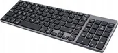 Klawiatury - Pan i Pani Gadżet Klawiatura Bezprzewodowa klawiatura aluminiowa BK2001 - miniaturka - grafika 1