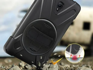 Samsung Alogy Etui Alogy Pirate Armor do Galaxy Tab A 8.0 T380/T385 z rzepem 6572X1 - Etui do tabletów - miniaturka - grafika 13