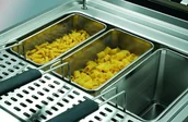 Piece, kotły  i płyty grzejne gastronomiczne - Bartscher Kosz do gotowania makaronu, 1/3 GN podłużny - miniaturka - grafika 1