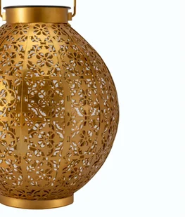 PAULEEN Pauleen Sunshine Aura lampa solarna LED złota - Lampy ogrodowe - miniaturka - grafika 4