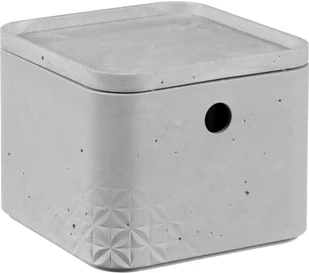 Keter Benelux Curver Zestaw pudełek Beton z pokrywami, 3 szt., rozmiar S, jasnoszary 245788 - Pudła i pojemniki do przechowywania - miniaturka - grafika 5