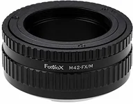 Tulejki, adaptery, redukcje do aparatów - Fotodiox Macro Lens Mount Adapter kompatybilny z M42 Type 2 i Select Type 1 soczewkami na kamerach Fujifilm X-Mount - miniaturka - grafika 1