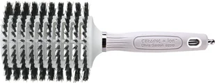 Olivia Garden Turbo Vent 100% Boar-Round Ceramic+Ion szczotka do włosów 80mm Olivia Garden - Pozostałe urządzenia kosmetyczne - miniaturka - grafika 2