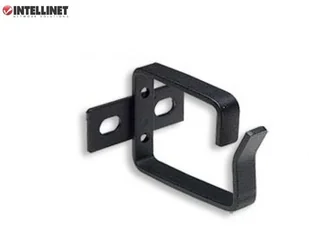 Intellinet Network Solutions Organizer Kabli Intellient Rack 19 pojedynczy uchwyt czarny - Akcesoria do szaf serwerowych - miniaturka - grafika 2