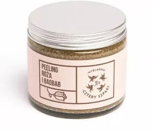 CZTERY SZPAKI Cztery Szpaki peeling do ciała róża i baobab 200 ml - Peelingi do ciała - miniaturka - grafika 2