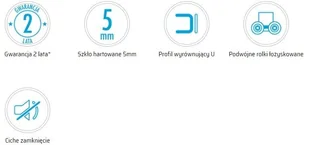 Deante FUNKIA 80x80 KYC N42K - Kabiny prysznicowe - miniaturka - grafika 4