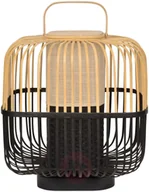 Lampy stojące - Forestier Forestier Bamboo Square M lampa stołowa czarna - miniaturka - grafika 1
