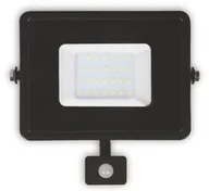 Lampy pozostałe - Lumax naświetlacz LED z czujnikiem ruchu Plati 30W 2400lm 3000K IP65 czarny LFL106S - miniaturka - grafika 1