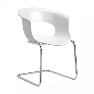 Scab Design Krzesło Miss B Antishock sledge -biały 2689 100 - Krzesła - miniaturka - grafika 2
