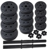 Hantle i ciężarki - Hantle 20kg 2x10kg Hantla Zestaw Hantli - miniaturka - grafika 1