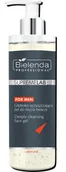 Kosmetyki do pielęgnacji twarzy męskie - Bielenda Professional Bielenda Professional SupremeLab For Men Głęboko Oczyszczający Żel do Mycia Twarzy 200g 49066-uniw - miniaturka - grafika 1
