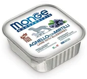 Mokra karma dla psów - Monge Fruit Dog Monoprotein Karma Jagnięcina z borówką 150 g - miniaturka - grafika 1