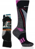 Skarpety termoaktywne - Brubeck Damskie Skarpety Merino Narciarskie 39-41 - miniaturka - grafika 1