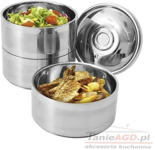 Termos trojak obiadowy ze stali nierdzewnej, - Termosy - miniaturka - grafika 3