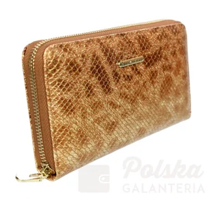 Jennifer Jones Portfel Damski Skóra Naturalna Lakierowana Duży Z Metalowym Suwakiem Piórnik JJ5247 - Portfele - miniaturka - grafika 15