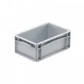 Pojemniki przemysłowe - Bekuplast Pojemnik skrzynka plastikowa pełna B/LX 300x200x120 B/LX 120 - miniaturka - grafika 1