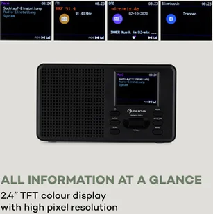 Auna Commuter Czarny - Radia - miniaturka - grafika 4