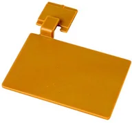 Akcesoria do odkurzaczy - Maya Professional Tools Maya Professional Tools 80002-7 tabliczka do szyny ściennej, FBK/Higiena żywności, 110 mm x 75 mm, pomarańczowa 80002-7 - miniaturka - grafika 1