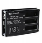 Akcesoria do kamer sportowych - DJI Ładowarka Z LCD Na 3x Bateria Do Osmo Action - miniaturka - grafika 1