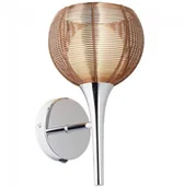 Lampy ścienne - Brilliant RELAX Lampa ścienna Chrom Brązowy 1-punktowy Nowoczesny Obszar wewnętrzny RELAX Czas dostawy od 2-3 tygodni 61111/53 - miniaturka - grafika 1