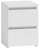 Szafki nocne - Biała szafka nocna do sypialni E1-C12 - miniaturka - grafika 1