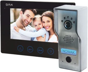 Orno Zestaw wideodomofonowy, bezsłuchawkowy, kolor, LCD 7", czarny, PLUTON VDP-51 - Wideodomofony - miniaturka - grafika 2