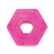 Formy do ciast - Decora dekorowania, zestaw do wycinania kształty sechseckig, tworzywo sztuczne, Hot Pink, 1,5/2,5/3,5 x 2,2 cm (Pack 3) 0255302 - miniaturka - grafika 1