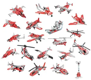 Spin Master Meccano Core - MULTI zestaw 20 modeli - helikopter LG_6028598 - Klocki - miniaturka - grafika 7