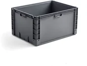 Pojemniki biurowe - AJ Produkty Pojemnik plastikowy AJ EURO, 165 L, 800x600x420 mm - miniaturka - grafika 1