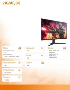 AOC 27G2AE - Monitory - miniaturka - grafika 3