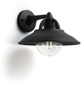 Lampy ogrodowe - Philips Lampa zewnętrzna IP44 kinkiet czarny Cormorant 915005553301 - miniaturka - grafika 1