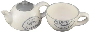 Banquet Dzbanek ceramiczny z filiżanką Sweet home - Serwisy do kawy i herbaty - miniaturka - grafika 3