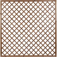 Kratki i pergole - Sobex Kratka ogrodowa Bjork prosta 180 x 180 cm brąz - miniaturka - grafika 1