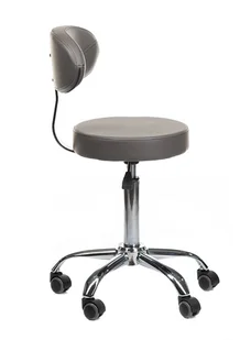 Beauty System Taboret kosmetyczny z opar. BD-9934 szary BSBD-9934/GREY - Krzesła i taborety kosmetyczne - miniaturka - grafika 2