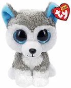 Maskotki i pluszaki - Ty 36006,, Zbieranie, zabawa, przytulanie, miłość, słodka, niezwykła, fantastyczna fantazja GL pies slush, plusz, biały, zielony i niebieski, 15 cm 36006 - miniaturka - grafika 1