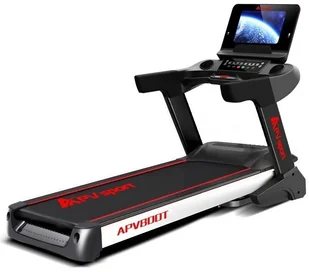 APVsport 1 grupa, SERIA TOP QUALITY, model A8000TS 6KM Bieżnia elektryczna do biegania i chodzenia, ekran TFT ANDROID 10.1 cala, pas biegowy 145x58cm - Bieżnie - miniaturka - grafika 2