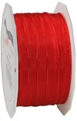 Pozostałe akcesoria świąteczne - Pattberg Prezent 10 MM 25 m Lyon pasek do zegarka z drutu, czerwony 4641025-609 - miniaturka - grafika 1