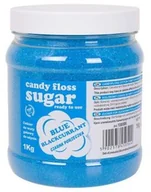 Akcesoria i części do robotów kuchennych - GSG24 Kolorowy cukier do waty cukrowej niebieski o smaku czarnej porzeczki 1kg 1008886 - miniaturka - grafika 1