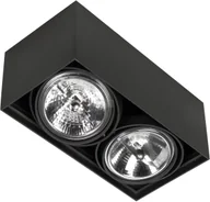 Oprawy, klosze i abażury - Orlicki Design Oprawa sufitowa CARDI II NERO - miniaturka - grafika 1