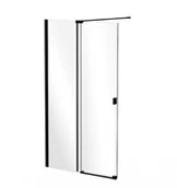 Kabiny prysznicowe - BESCO Besco Vayo Kabina walk in 120x200 black - miniaturka - grafika 1