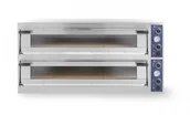 Piece, kotły i płyty grzejne gastronomiczne - Hendi PIEC DO PIZZY TRAYS 66L GLASS - Hendi, 227350 227350 - miniaturka - grafika 1