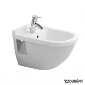 Bidety - Duravit Starck 3 Bidet wiszący 36x54 cm z otworem na baterię, z powłoką WonderGl - miniaturka - grafika 1