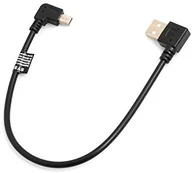 Kable USB - System-S SYSTEM-S Kabel Mini USB 90° stopni pod kątem prostym wtyczka kątowa na USB typ A (męski) lewy kąt kabel danych kabel ładowania 26 cm 53525984 - miniaturka - grafika 1