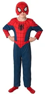 Stroje karnawałowe - RUBIES 3889570 2-in-1 Ultimate Spiderman Classic Child, m, czarny 889570 - miniaturka - grafika 1