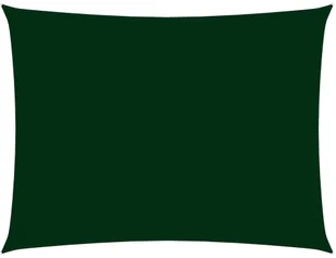 vidaXL Prostokątny żagiel ogrodowy, tkanina Oxford 2,5x4,5 m, zielony vidaXL - Parasole ogrodowe - miniaturka - grafika 2