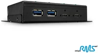 Rozgałęźniki i multiswitche do TV-SAT - Lindy 43094 Rozdzielacz hub) 4-portowy USB 3.1 C gen 2 LY-43094 - miniaturka - grafika 1